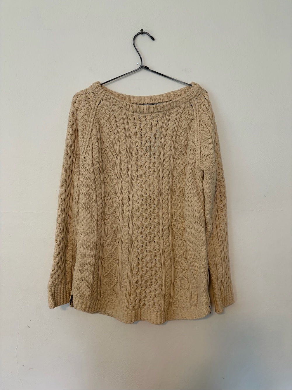 Vintage L.L. Bean Cream Crewneck Sweater